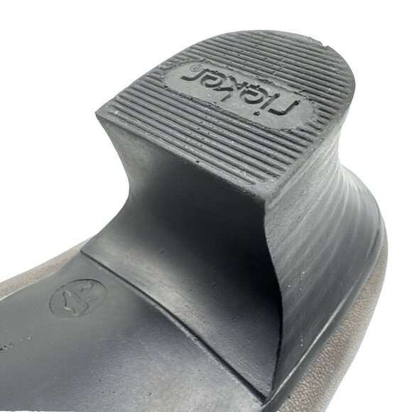 Rieker Sally Brown Leather Dress 56956 Size 13 Gray Ankle boot, witchy boot - Picture 12 of 16